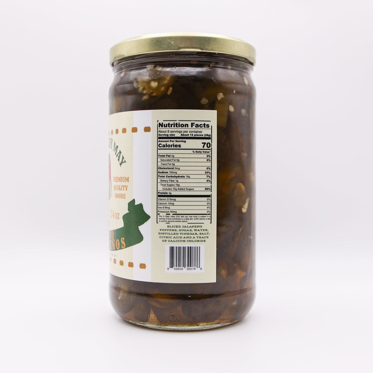Sweet Heat Candied Jalapeños 2 pack – The Lady May’s Small-Batch Cowboy Candy | Sweet &amp; Spicy Pickled Jalapeños in 24oz Glass Jar by The Lady May