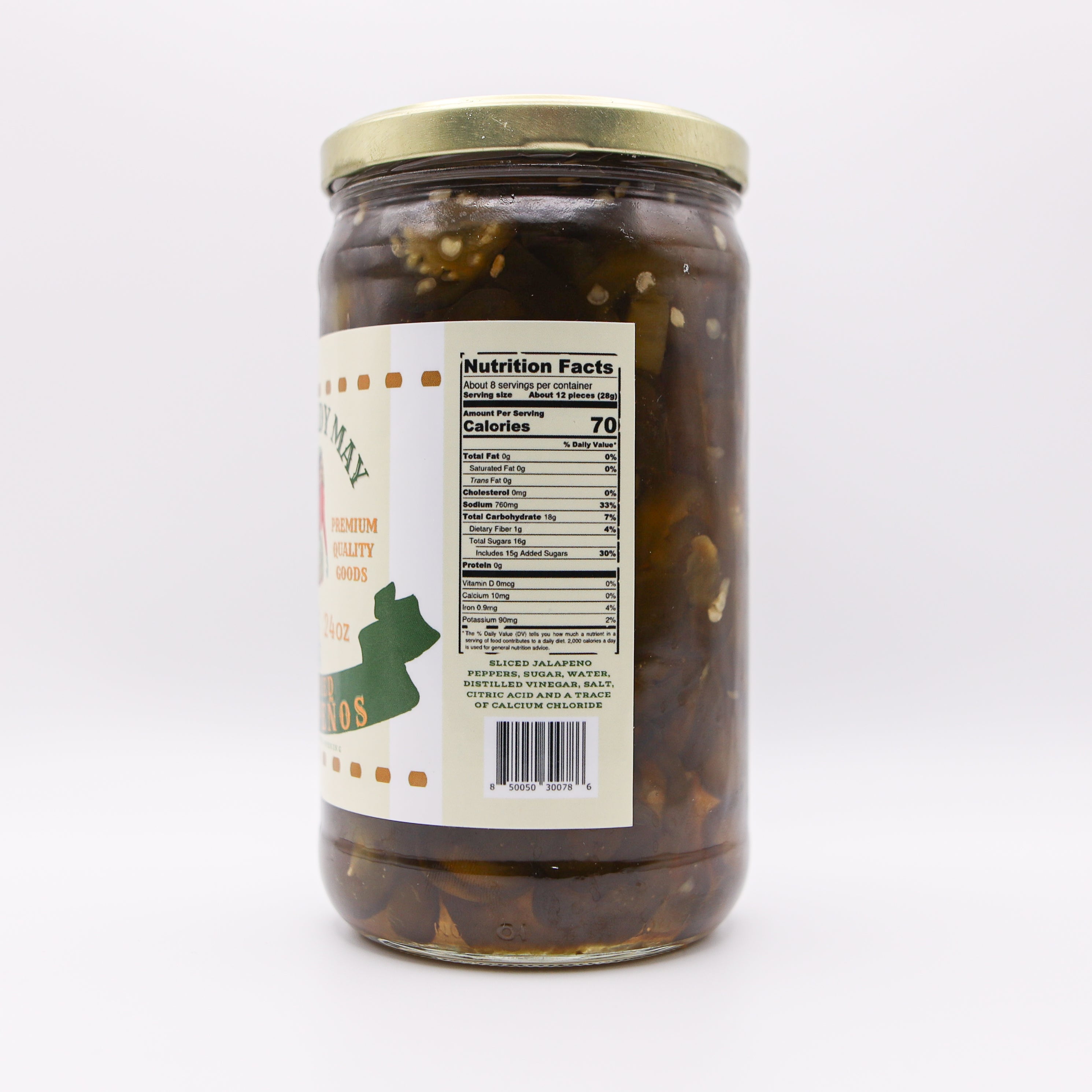 Sweet Heat Candied Jalapeños 2 pack – The Lady May’s Small-Batch Cowboy Candy | Sweet &amp; Spicy Pickled Jalapeños in 24oz Glass Jar by The Lady May