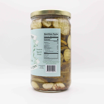 The Lady May Crinkle Dill Pickle Chips - Small Batch Southern Pickles