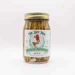 The Lady May Spicy Pickled Asparagus - Small Batch Garlic Jalapeño Asparagus