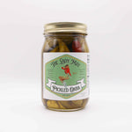 The Lady May Mild Pickled Okra - Small Batch Southern Garlic Dill Okra