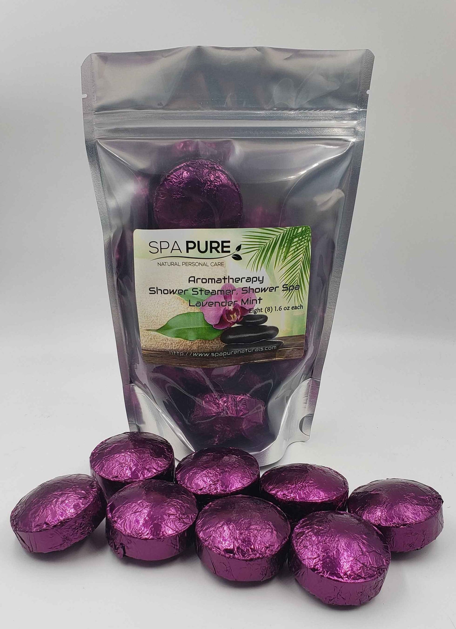 8 Aromatherapy Shower Bombs USA Made, 100% Natural/Organic Essential Oils-Transform your shower-Transform your mood