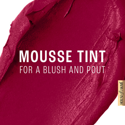 Lakme Double Duty Lip &amp; Cheek Mousse Matte Lipstick - Rosy Plum