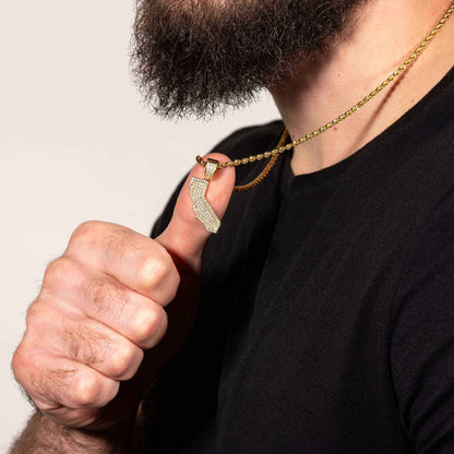 California State Pendant 925 Sterling Silver