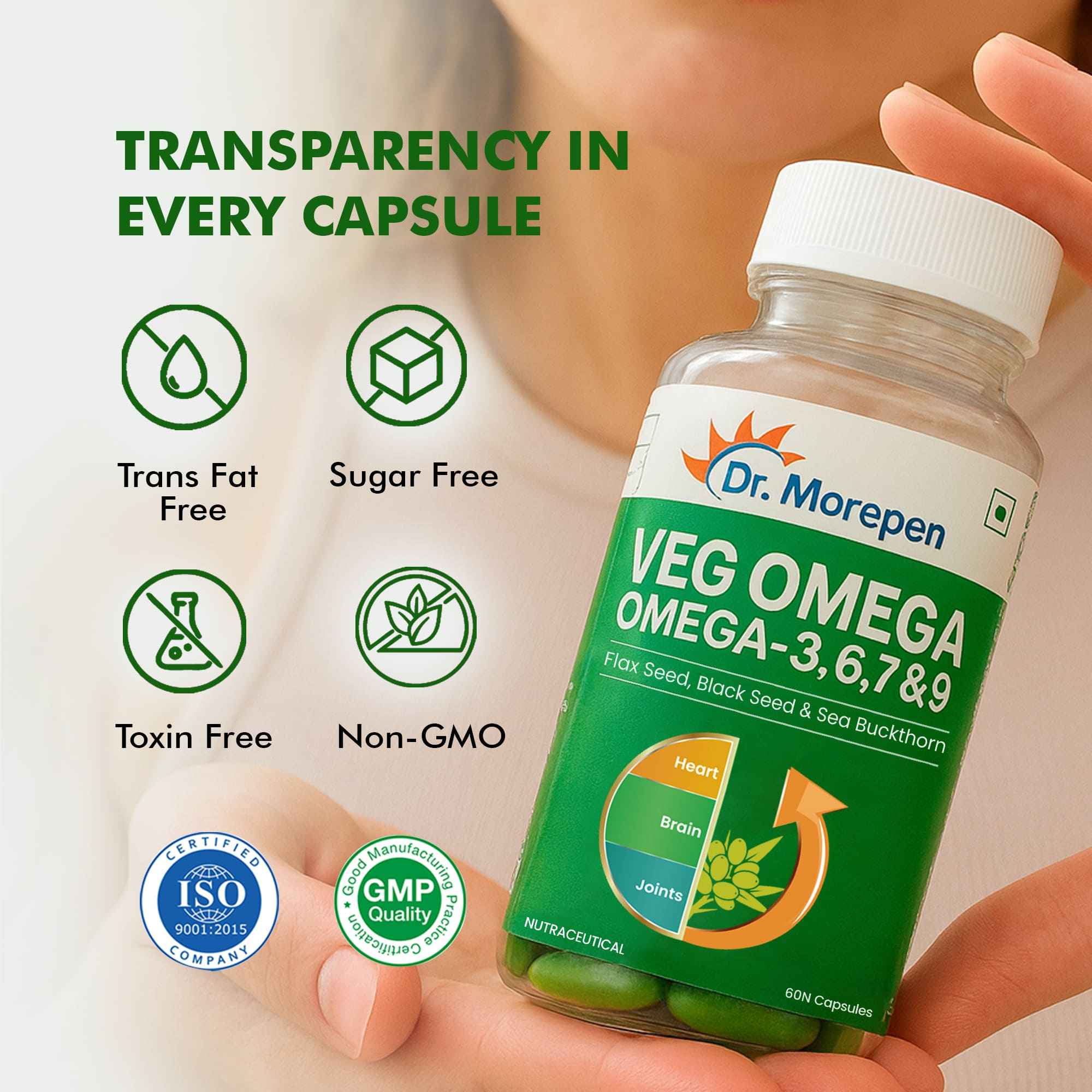 Dr Morpen Veg Omega Capsules
