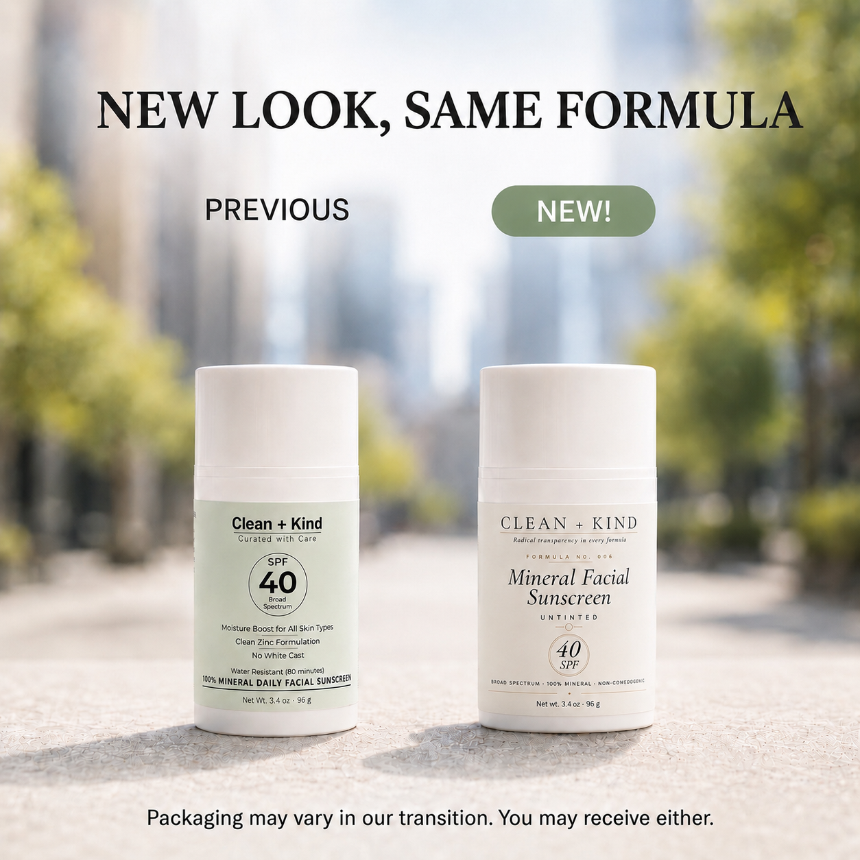 Daily Moisturizing Sunscreen – SPF 40 by Clean + Kind