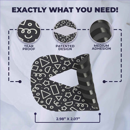 Muzzle® Mouth Tape For Youth (Medium Hold)