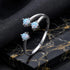 925 Sterling Silver Translucent Opal Ring for Women by Bids.com