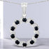 1.30 Carat Genuine Blue Sapphire and White Topaz .925 Sterling Silver Pendant by Bids.com