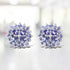 2.52 Carat Genuine Tanzanite .925 Sterling Silver Earrings  DestGlow