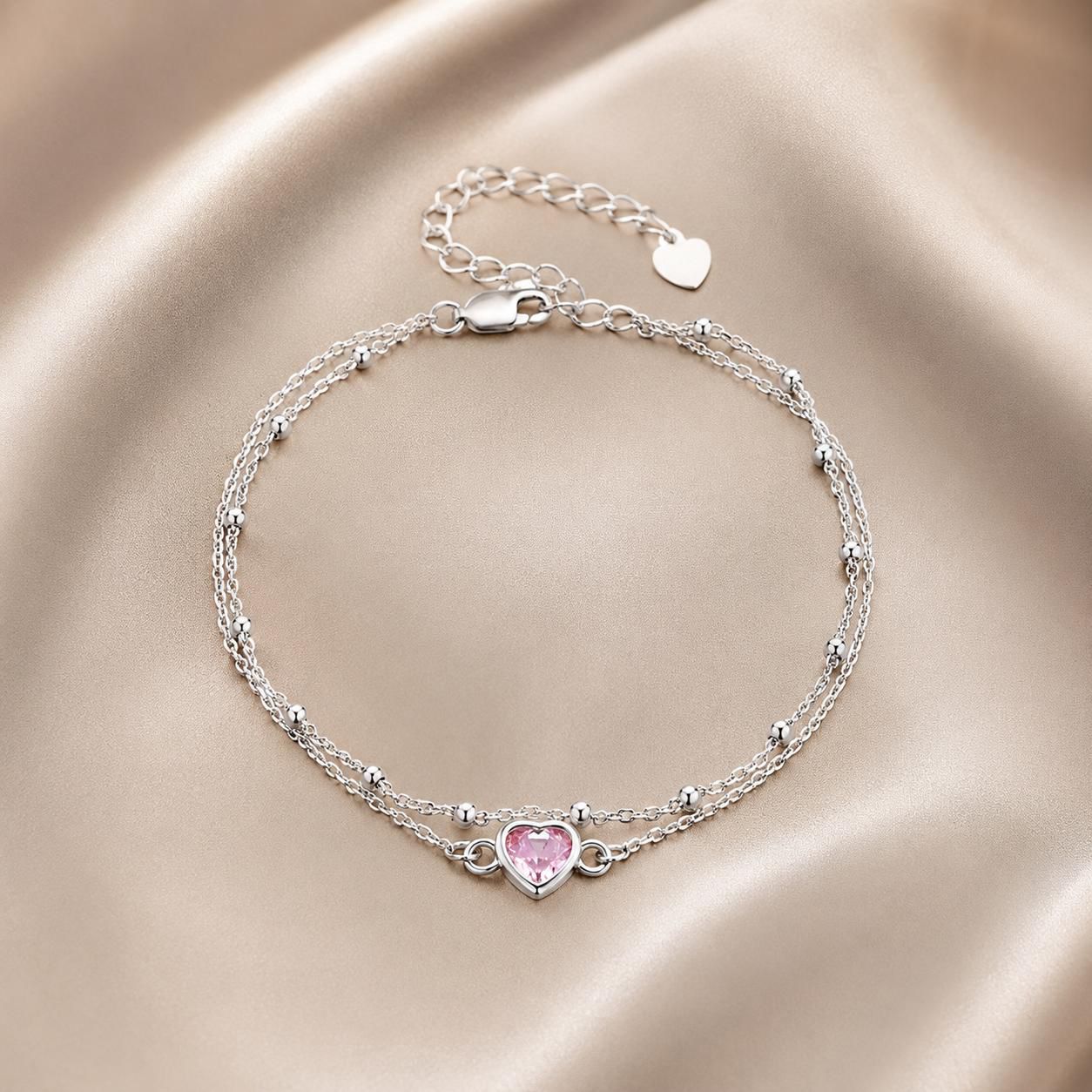 S925 Sterling Silver Pavé CZ Plated Bracelet for Women  DestGlow