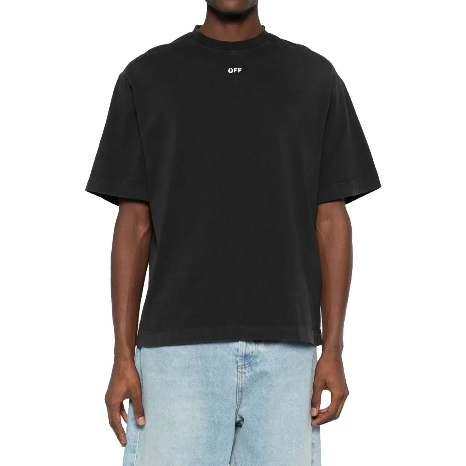 Off White S.Matthew Skate Logo-Print T-Shirt Men by Luosophy