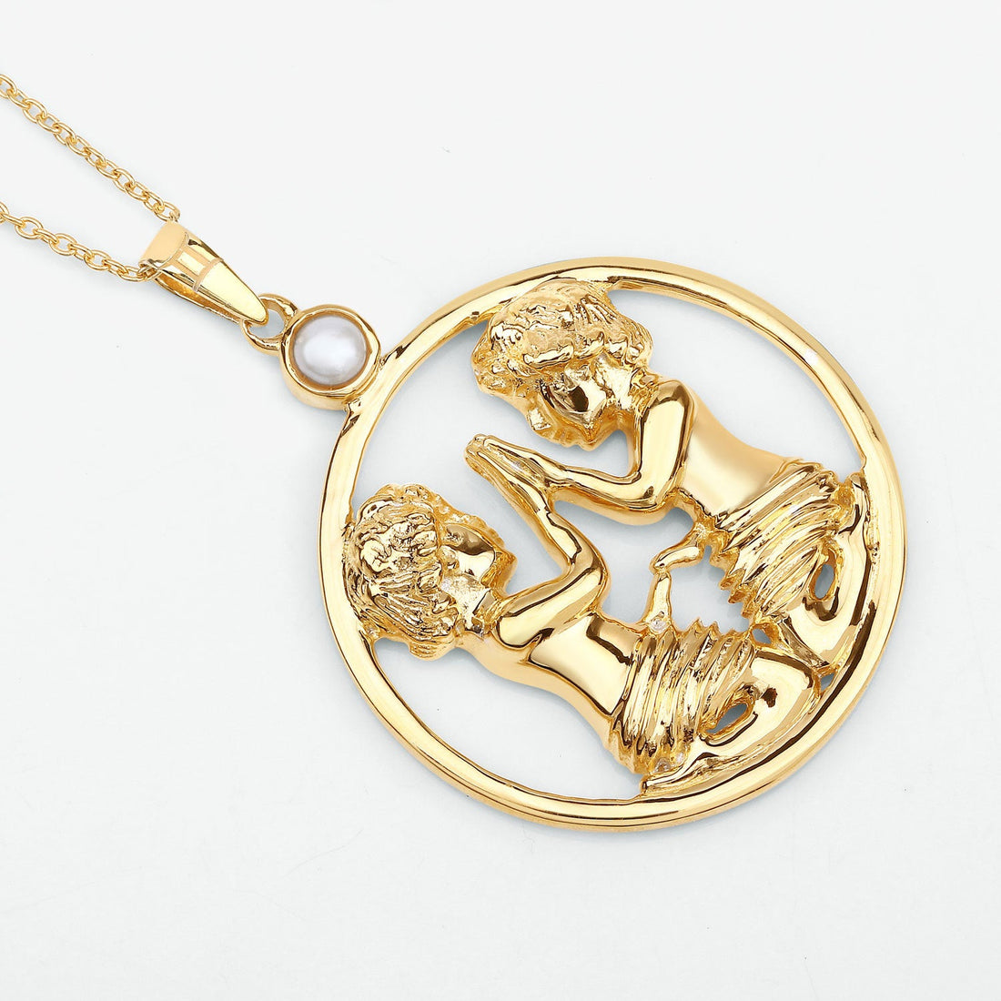 0.45 Carat Genuine Pearl .925 Sterling Silver Pendant by Bids.com