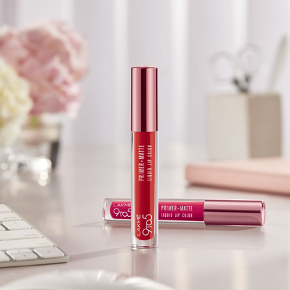 Lakme 9to5 Primer + Matte Liquid Lip Color - MB2 Intense Latte