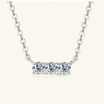 925 Sterling Silver Inlaid Sparkala™ Bar Necklace by Sparkala