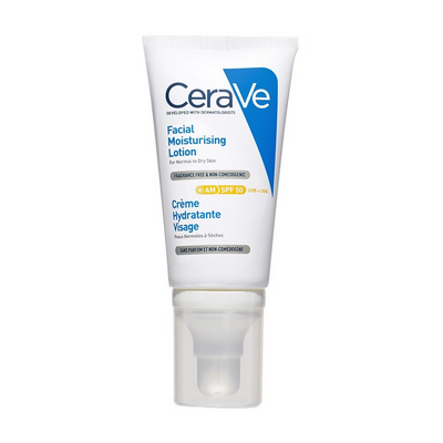 CeraVe AM Facial Moisturizing Lotion With Sunscreen SPF 50