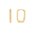 14k Yellow Gold Large Paperclip Huggies by Bids.com