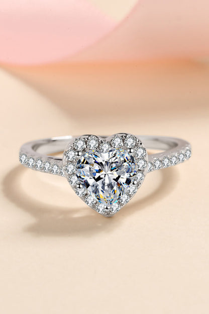 1 Carat Sparkala™ Heart-Shaped Ring - DestGlow