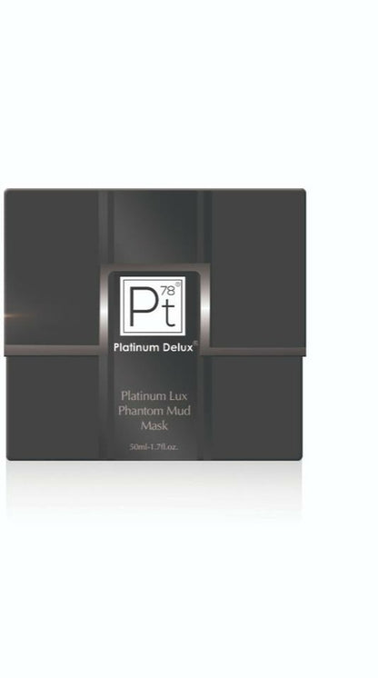 Platinum Lux Phantom Mud Mask - Deep Cleansing Face Mask for Detox & Pore Refining