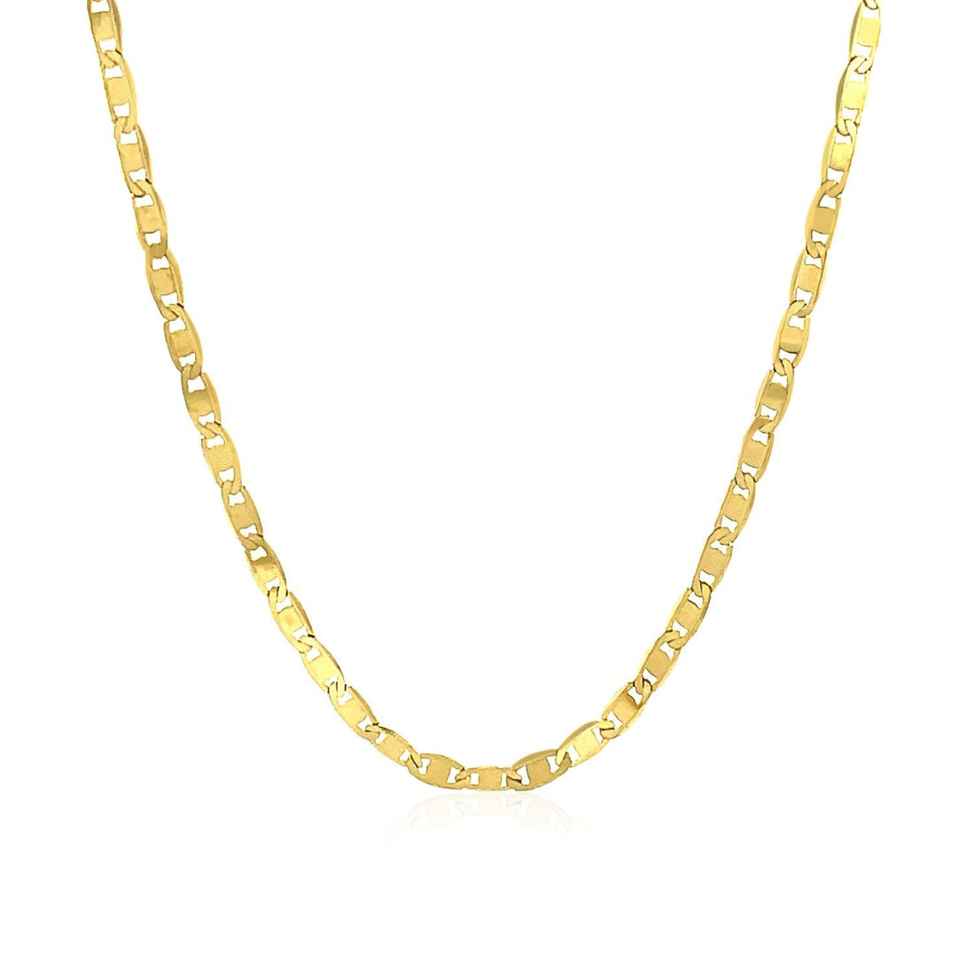 2.3mm 10k Yellow Gold Mariner Link Chain by Bids.com