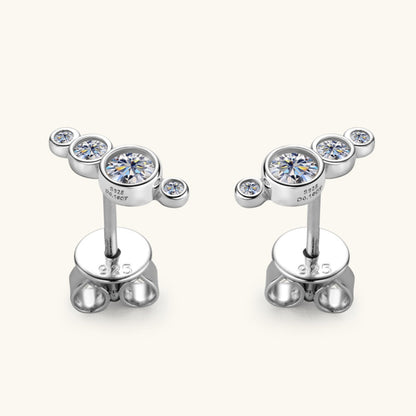 Sparkala™ Pure Sterling Silver Stud Earrings - DestGlow