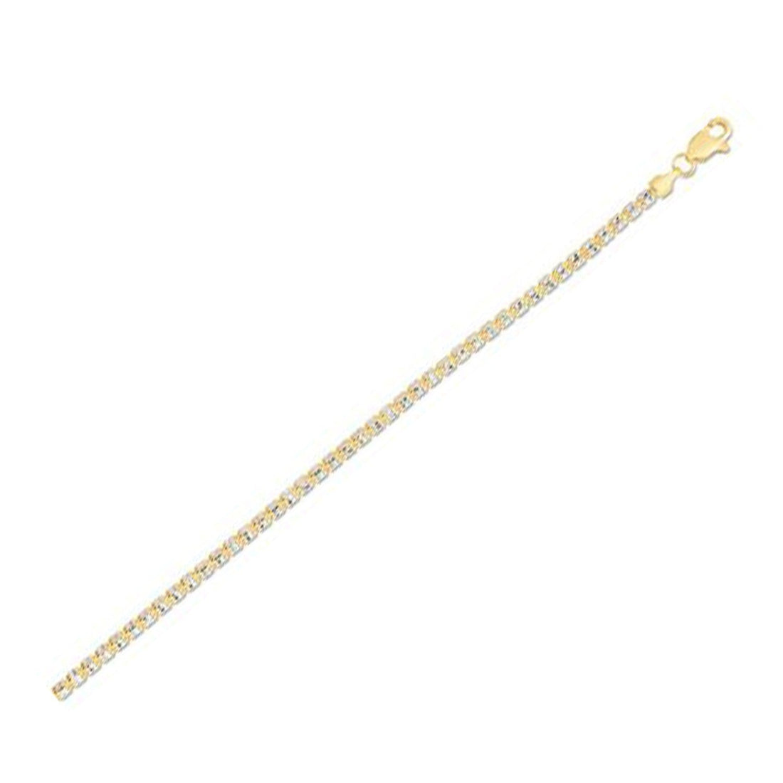Ice Barrel Chain in 14k Yellow Gold (2.70 mm) by Bids.com