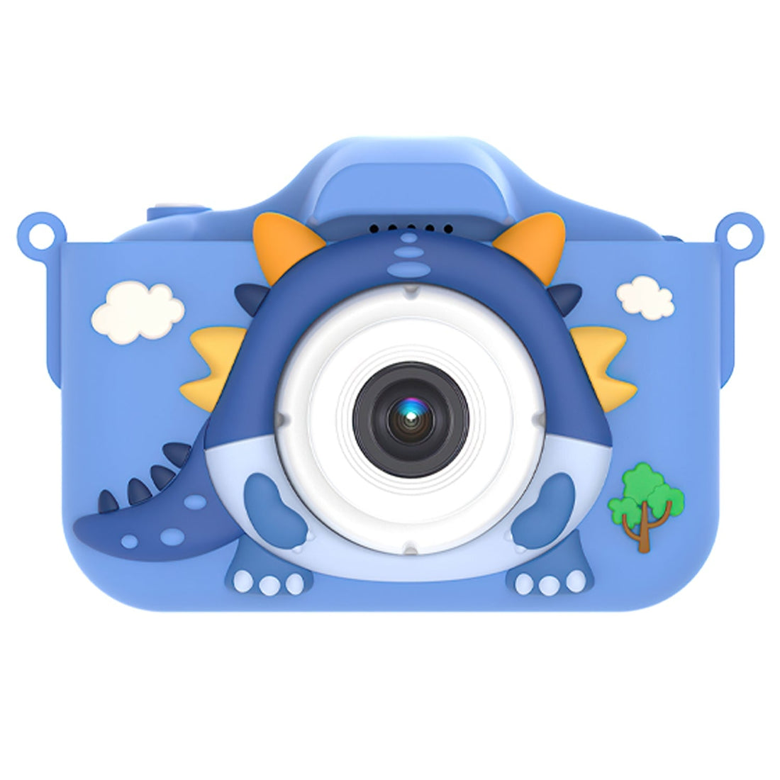 Dinosaur Kids Selfie Camera Cartoon Camera 48MP 1080P HD Digital Camera with Cartoon Case Card Reader 32G MMC Card for Boys Girls Aged 6+ Years Old 