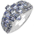2.43 Carat Genuine Tanzanite .925 Sterling Silver Ring by Bids.com