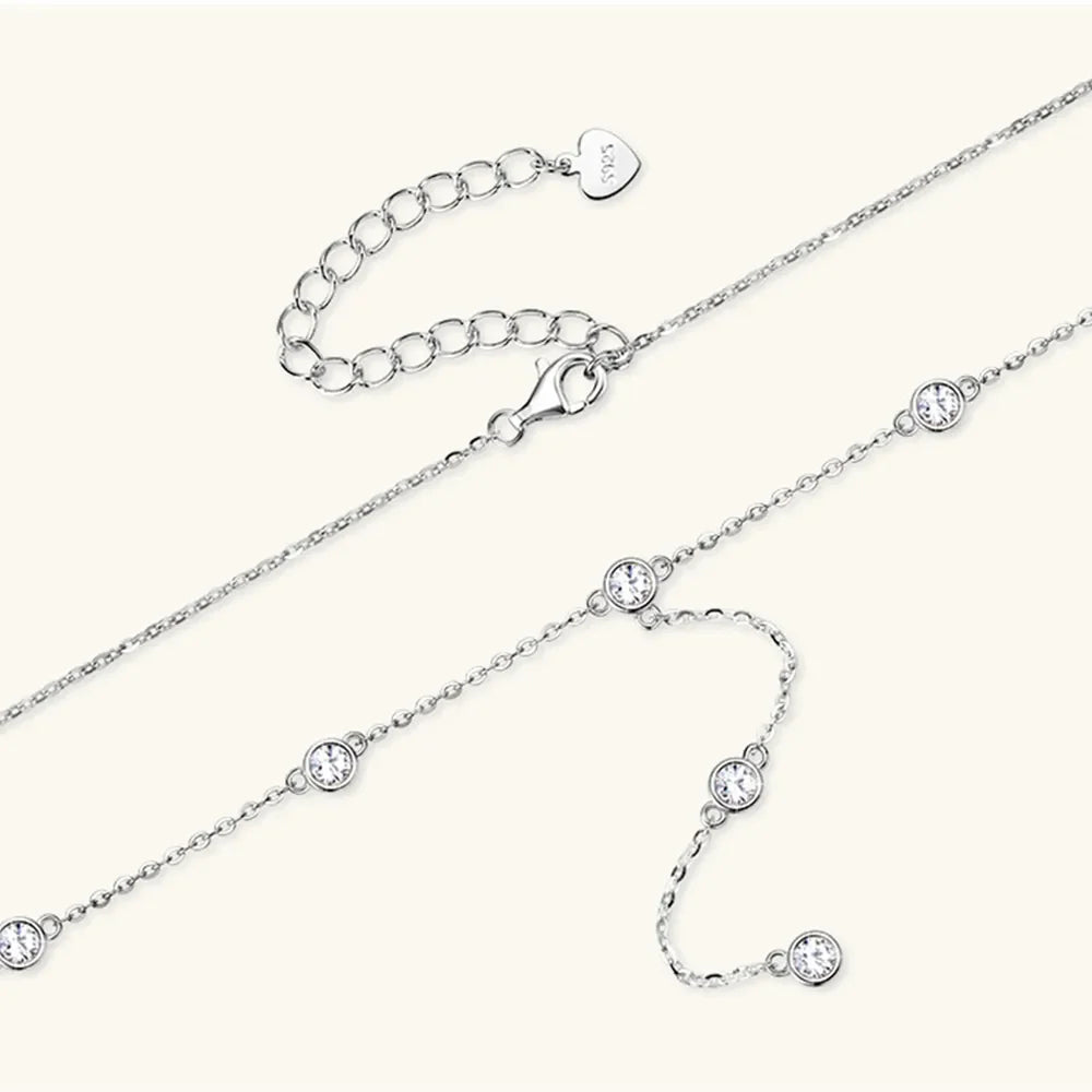 1.1 Carat Sparkala™ 925 Sterling Silver Necklace by Sparkala