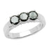 0.99 Carat Genuine Black Diamond .925 Sterling Silver Ring by Bids.com