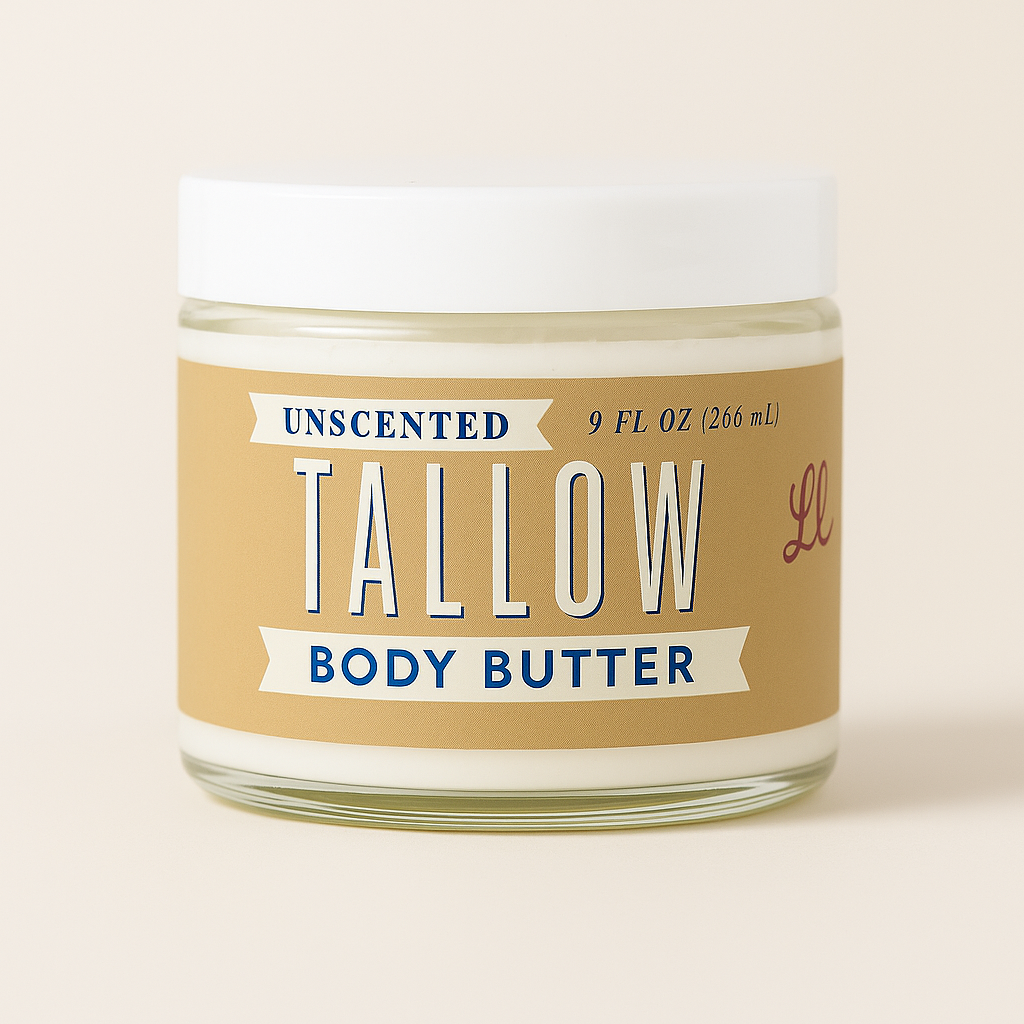 Original Tallow Body Butter – Unscented Grass-Fed Beef Tallow Moisturizer | Lady May by Lady May Tallow
