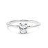 14K White Gold 1/2 Cttw Oval Lab Grown Diamond 4 Prong Solitaire Engagement Ring (F-G Color, VS2-SI1 Clarity) - Size 7 by Bids.com