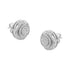 .925 Sterling Silver 1/4 Cttw Baguette and Round Diamond Swirl Love Knot Stud Earrings (I-J Color, I3 Clarity)  DestGlow