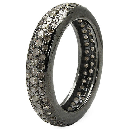 1.13 Carat Genuine TLB Diamond .925 Sterling Silver Ring by Bids.com