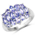 3.08 Carat Genuine Tanzanite .925 Sterling Silver Ring by Bids.com