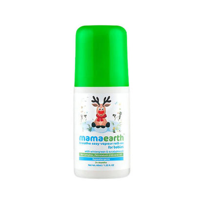 Mamaearth Baby Breathe Easy Vapour Roll-On For Relieves Congestion &amp; Promotes Easy Breathing