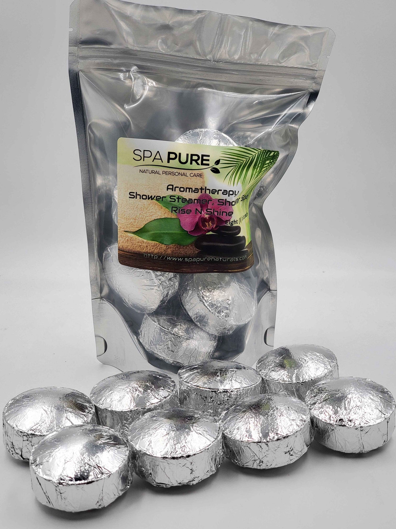 8 Aromatherapy Shower Bombs USA Made, 100% Natural/Organic Essential Oils-Transform your shower-Transform your mood