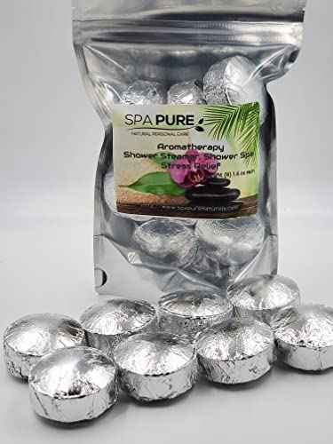 8 Aromatherapy Shower Bombs USA Made, 100% Natural/Organic Essential Oils-Transform your shower-Transform your mood