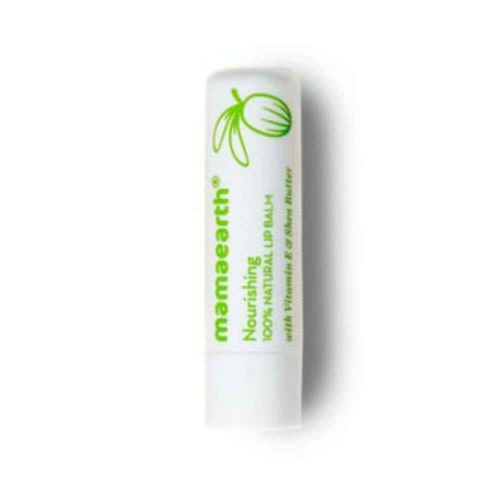 Mamaearth Nourishing 100% Natural Lip Balm With Vitamin E &amp; Shea Butter