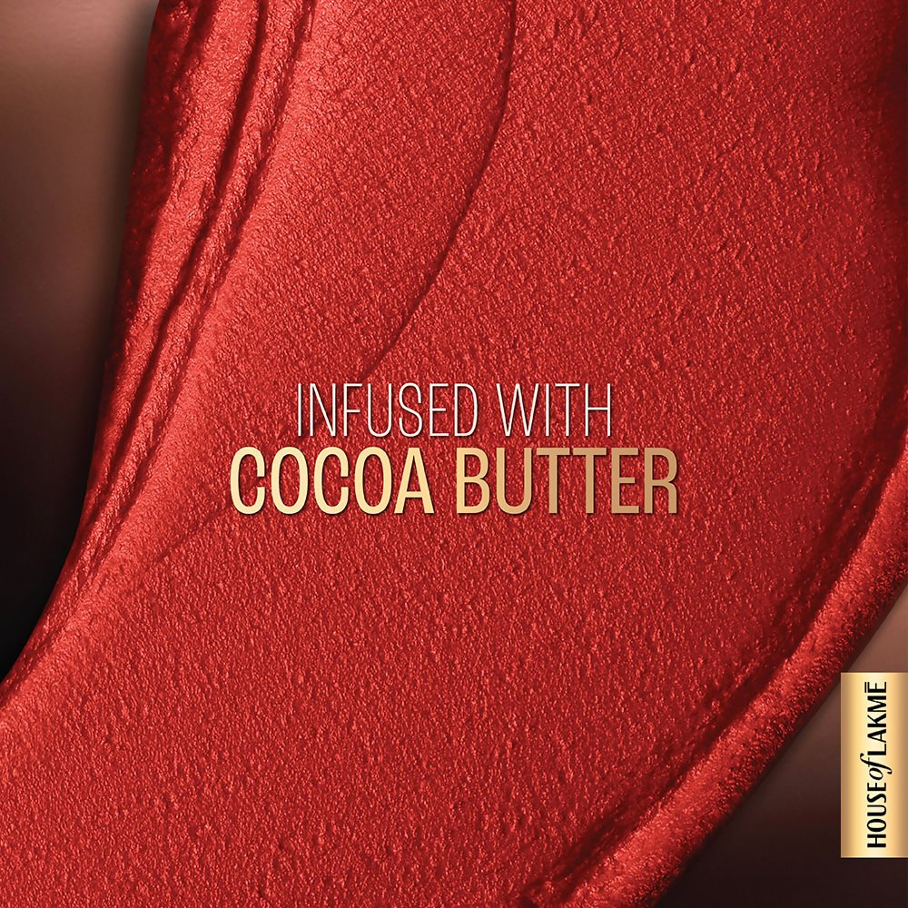 Lakme Xtraordin-Airy Velvet Matte Lip Mousse - New Flame Red