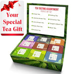 Premium 90 Tea Bags Sampler Assortment, 9 Different Flavors