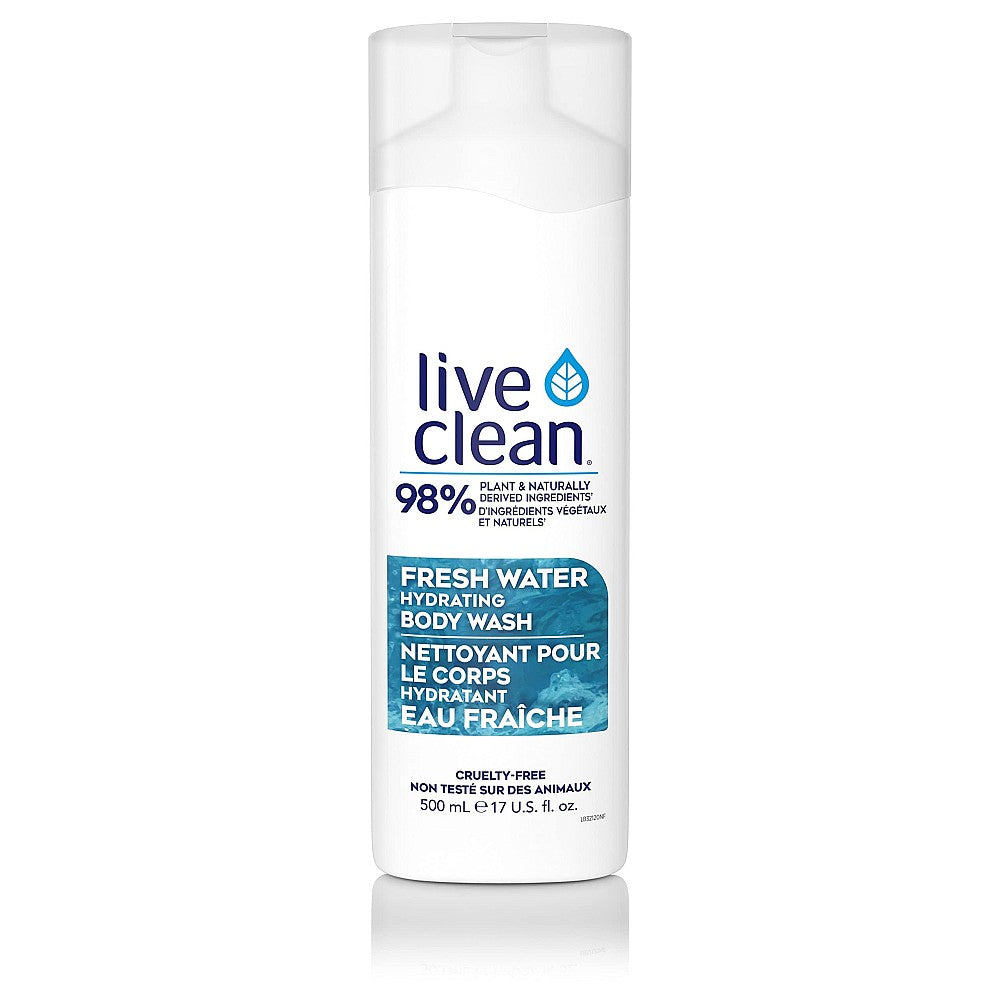 Live Clean Fresh Water Hydrating Body Wash 17 Fl. Oz. Bottle by Pasteur Pharmacy