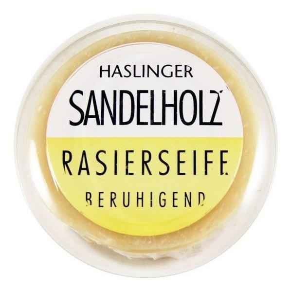 Haslinger Sandalwood Shave Soap in Case 60g