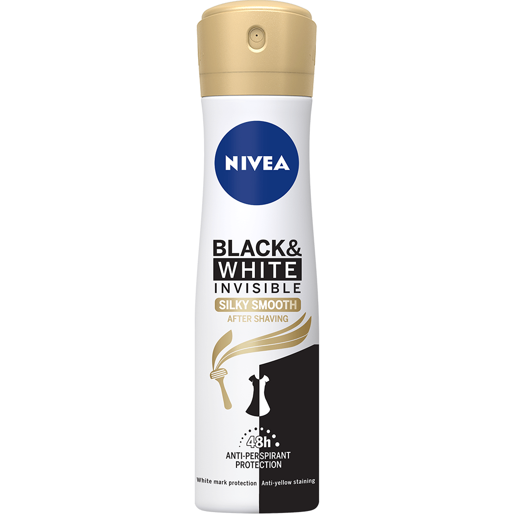 Nivea Black &amp; White Invisible Silky Smooth Antiperspirant 150 ml by Pasteur Pharmacy