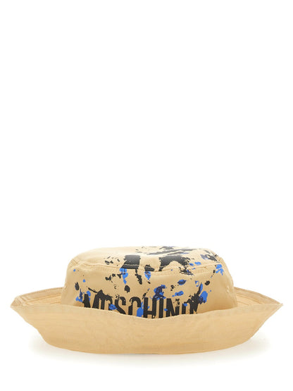 Moschino Men Bucket Hat With Logo by Luosophy