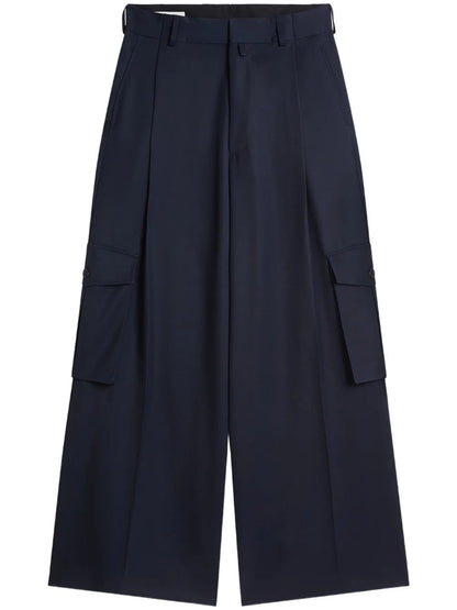 Dries Van Noten Men Piers Tris 1176 M.W.Pants Nav by Luosophy