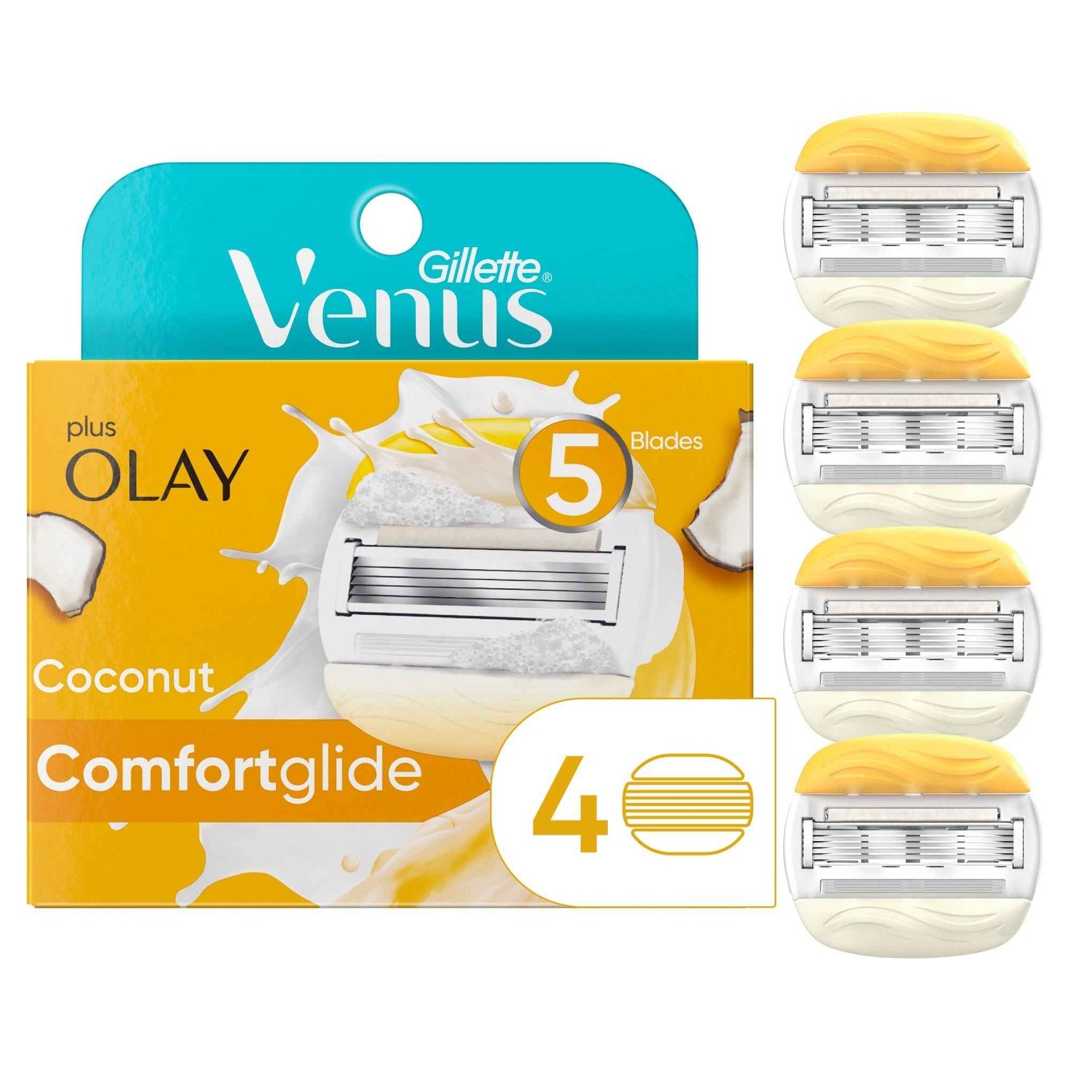 Gillette Venus Comfortglide Plus Olay Coconut Women&