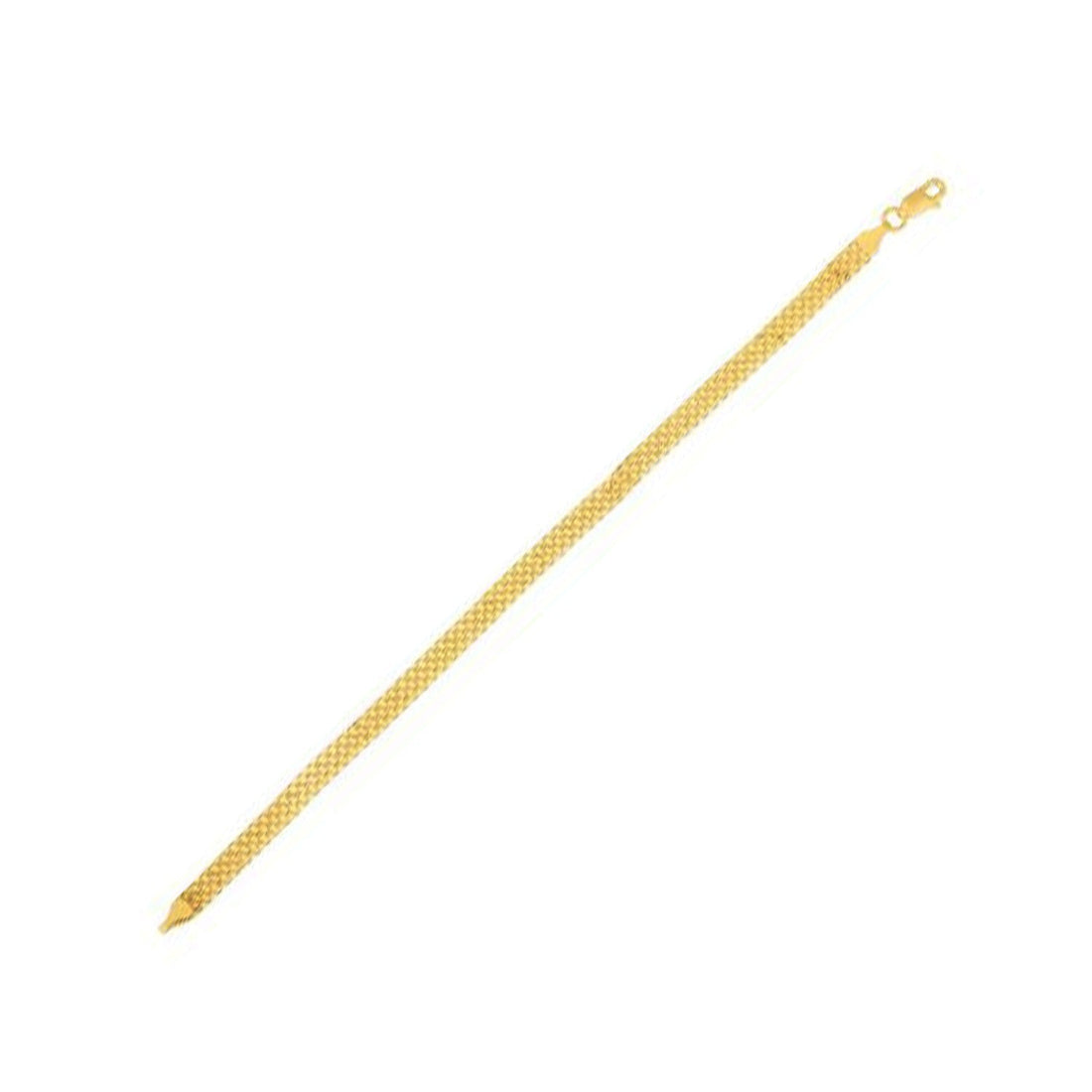 14k Yellow Gold Bismark Bracelet (4.70 mm)  DestGlow