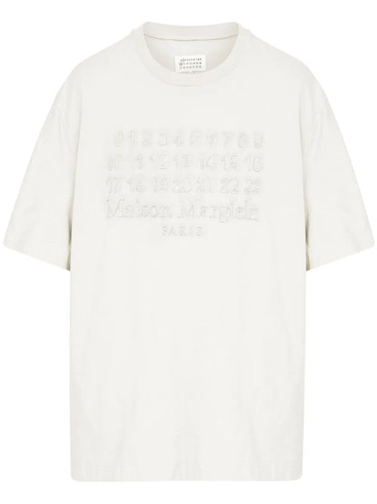 Maison Margiela Men T-Shirt With Numbers Motif by Luosophy