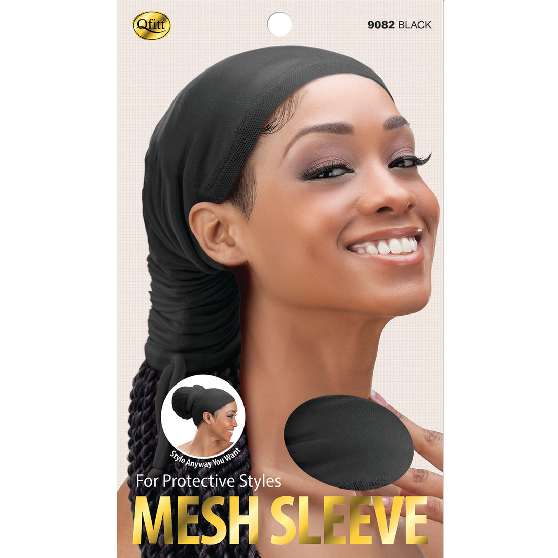 Qfitt Mesh Sleeve 9082, Black  DestGlow